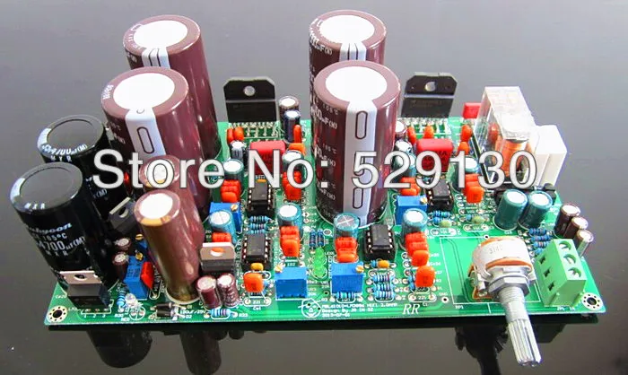 finish board well done lm3886 perfect combination mbl6010d 2.0 channel amplifier with speaker protection assembled | Электроника