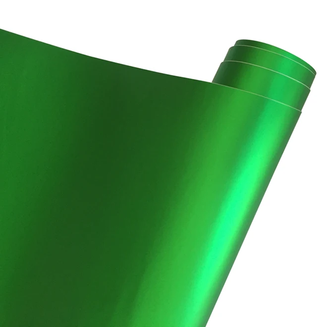 Apple Green Матовый Антрацит виниловая обертка металлик темно-серый матовый автомобилей Обёрточная бумага пинг пленочное покрытие Фольга с воздушных пузырьков 10/20 Вт, 30 Вт, 40/50 см X 152 см - Название цвета: Apple Green