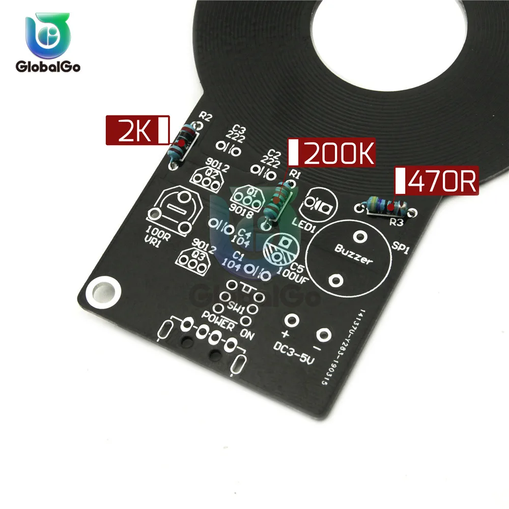 Электронный металлоискатель DC 3 V-5 V 60mm Бесконтактный Датчик Модуль платы DIY металлоискатель
