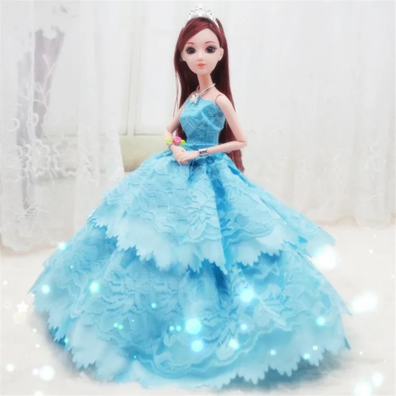 2019 новейшая Кукла Одежда модное платье принцесса юбка вечерние платья Кружева