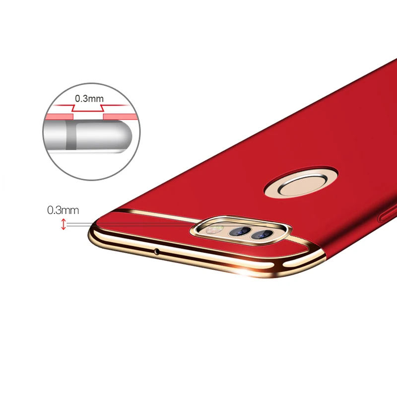 Чехол для Huawei Nova 2 Plus задняя крышка Nova2 KOOSUK 3 в 1 роскошный защитный жесткий чехол из