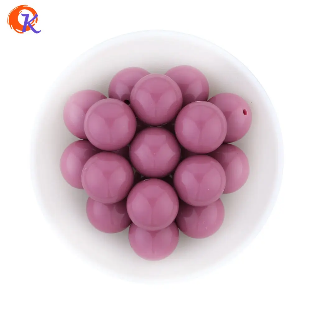 S69 Light Red Purple Модные аксессуары ручной работы, 6-20 мм, 100 шт./лот, бусины из жевательной резинки, Твердые бусины на выбор, цветные массивные акриловые бусины для ожерелья, ювелирные изделия - Цвет: S69 Light Red Purple