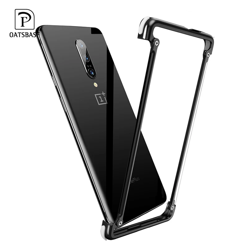 Роскошный металлический чехол с подушкой безопасности OATSBASF 6 67 дюйма для One plus 7