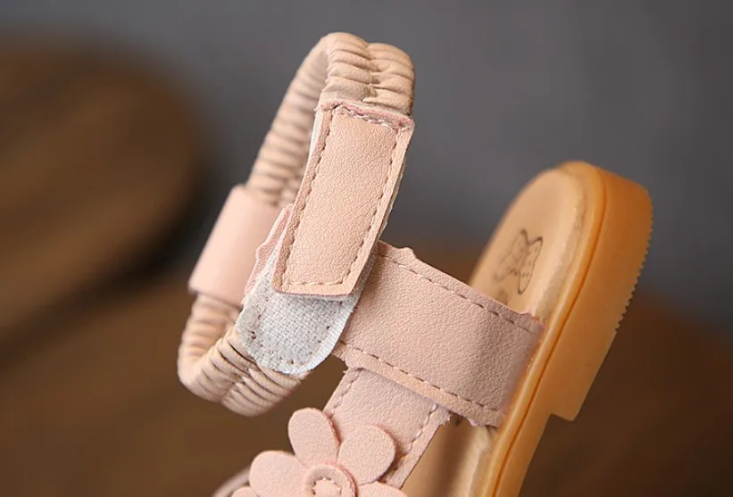 Children Shoes Summer Kids Sandals Lovely Flower Shoes Fashion Girl Sandals Magic Toddler Baby Shoes For Kiads