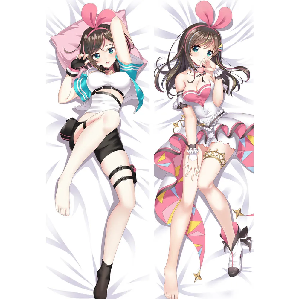 50x150cm Peach Skin Аниме JK Vtuber Youtuber Kizuna AI Dakimakura Чехол для подушки для тела чехол для подушки для мальчиков - Цвет: 50x150cm Peach Skin