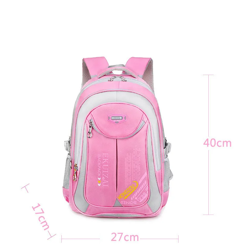 pink S Модные детские школьные ранцы для мальчиков и девочек; водонепроницаемые Рюкзаки для подростков; Большой Вместительный рюкзак; 2 размера; Mochila Infantil - Цвет: pink S