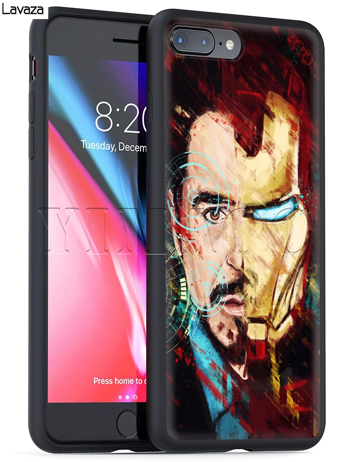 Чехол Lavaza Super Hero Iron Man для iPhone 11 Pro XS Max XR X 8 7 6 6S Plus 5 5s se |