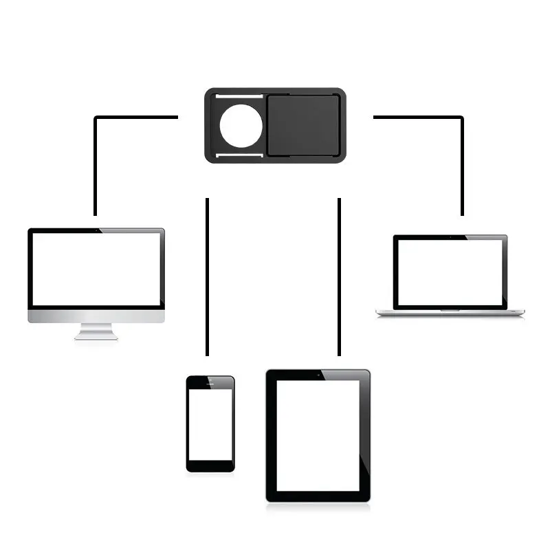 3 шт./лот крышка веб камеры затвора Магнитный слайдер Пластиковая для iPad ПК Mac