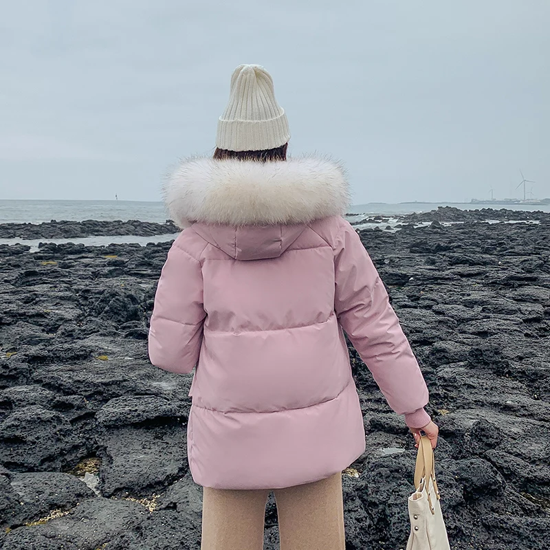 Faux Fur Parkas Winter Jacket Women Thick Snow Wear Coat Lady Clothing Female Jackets Down cotton New 2019 | Женская одежда