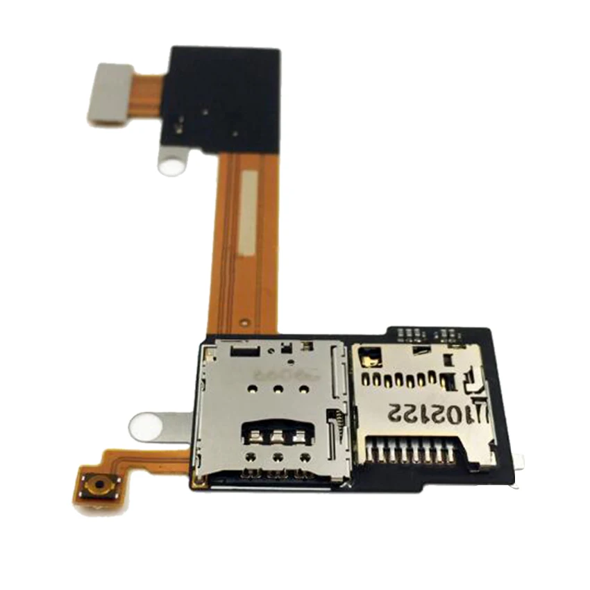 Для Sony Xperia M2 D2303 D2305 D2306 Sim + SD Слот держатель лотка гибкий кабель|Шлейфы для