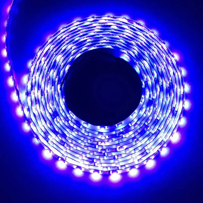 Новинка 5 м УФ 395nm 5050 SMD фиолетовый 300 светодиодный LED Flex неоновые полосы светильник