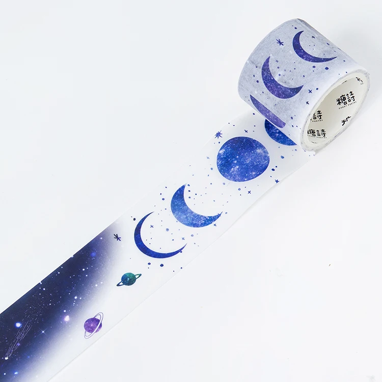 YueXiang 3.5cm 1 шт. васи ленты DIY маленькая ведьма Алиса Луна бумага маскирующая лента декоративные клейкие ленты Скрапбукинг наклейки Размер 5 м - Цвет: YueXiang 3.5cm