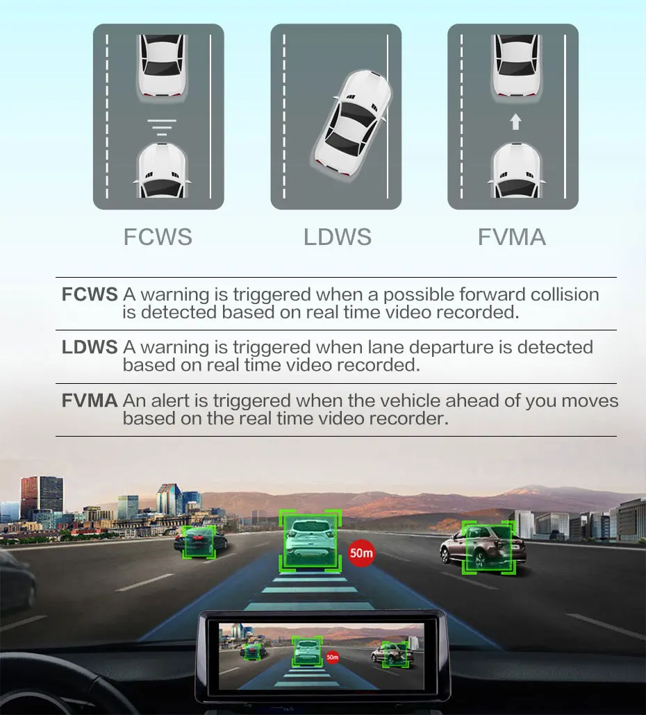 Olysine 8 дюймов 4G Android Автомобильный видеорегистратор Камера ADAS WiFi Dashcam gps навигатор видео регистратор Full HD 1080P видеорегистраторы с двумя объективами