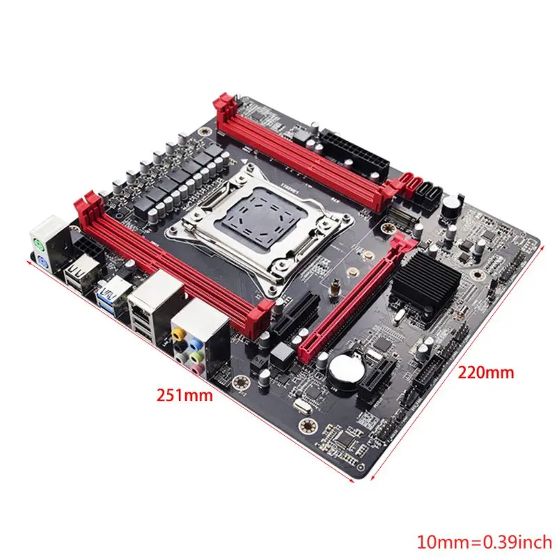 Новые X79 материнская плата LGA2011 E5 2680 v2 USB3.0 SATA3 PCI-E NVME M.2 SSD Ксеон E5 процессор 64 грамм компьютерные аксессуары
