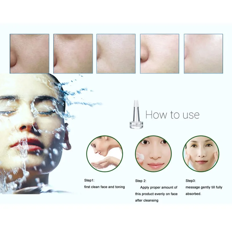 10 мл Гиалуроновая кислота уход за кожей с сывороткой увлажняющий отбеливающий