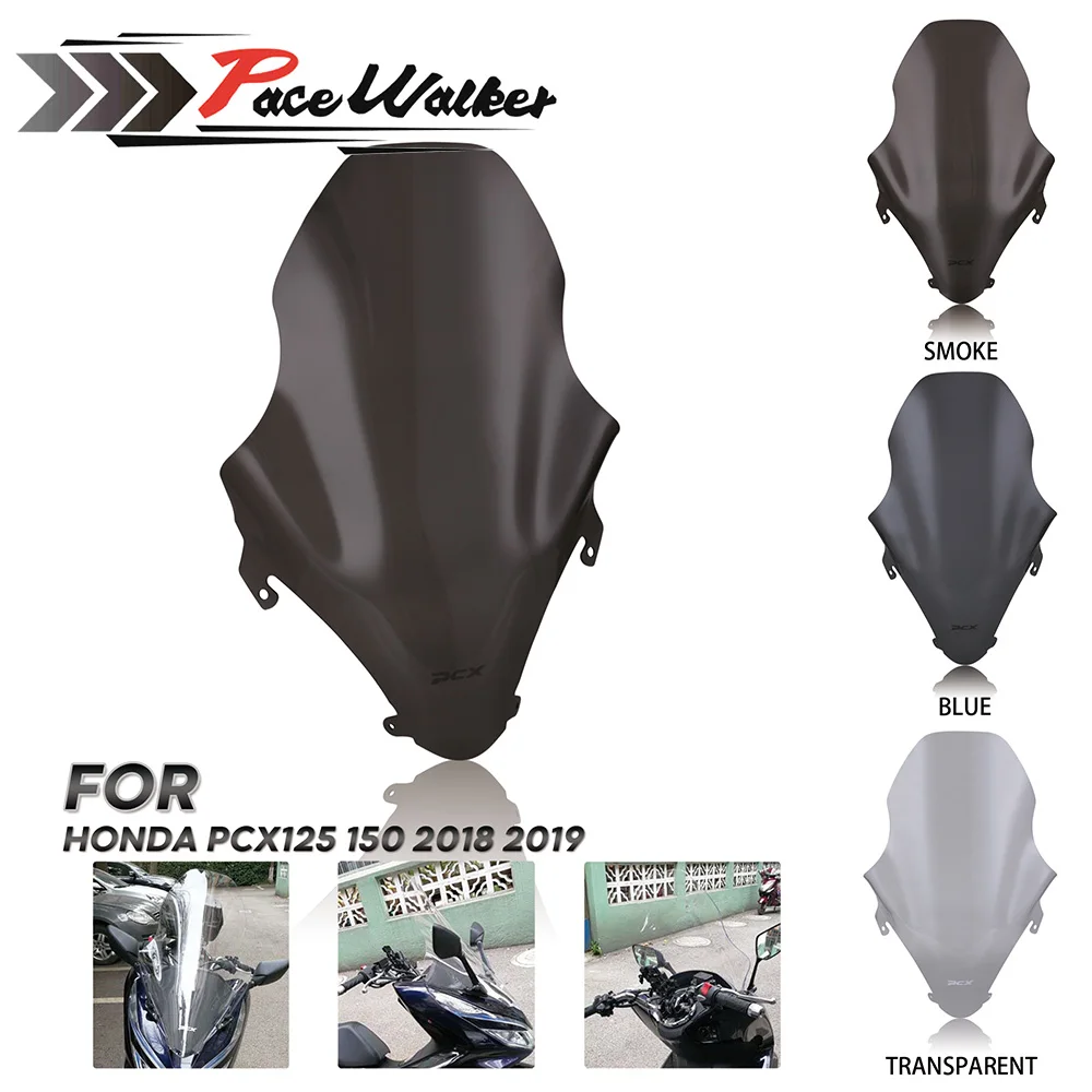 Высокое качество Мотоцикл Дым Прозрачный ABS ветровое стекло для Honda pcx 125 PCX125 150