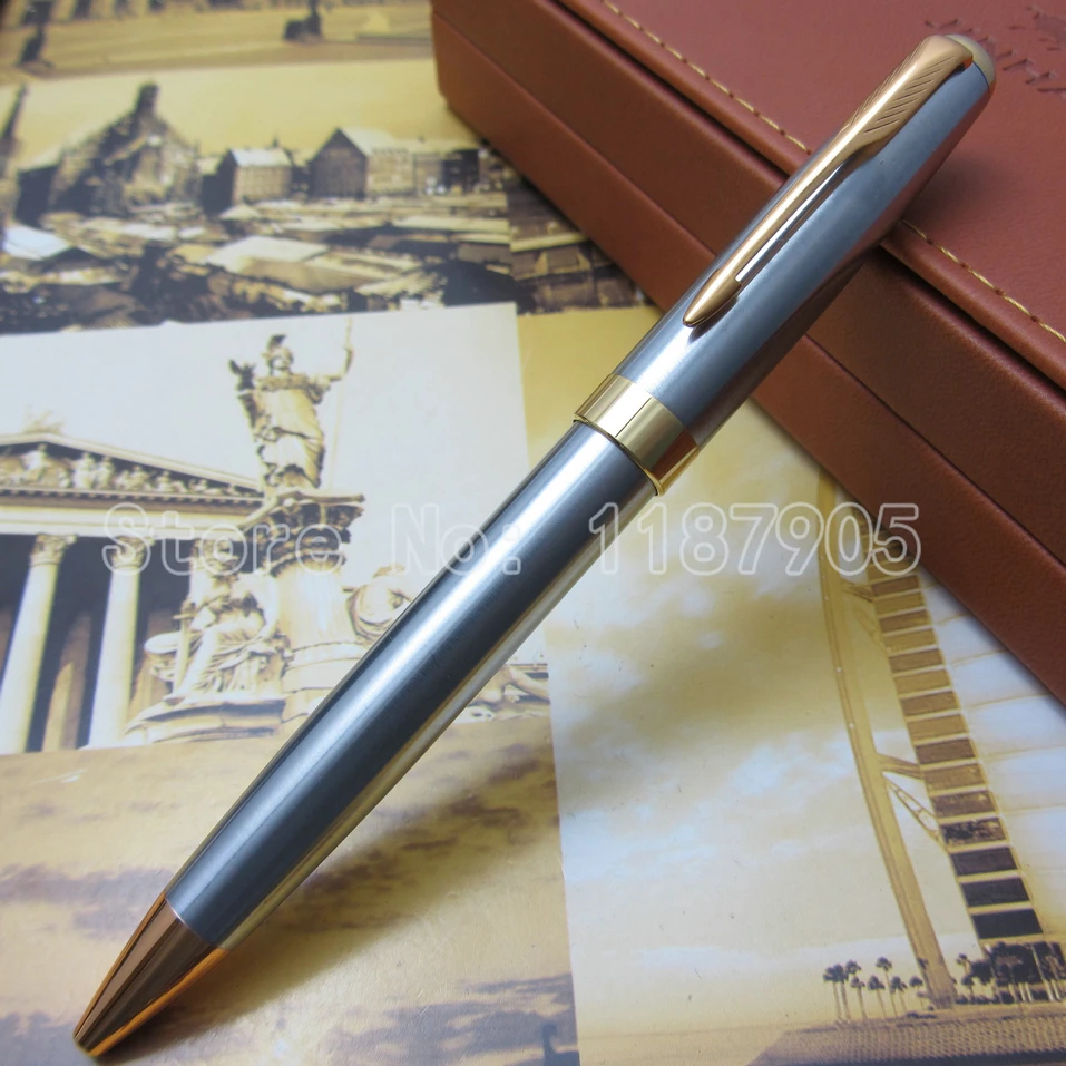 

BAOER silver and golden clip Ballpoint Pen B10125