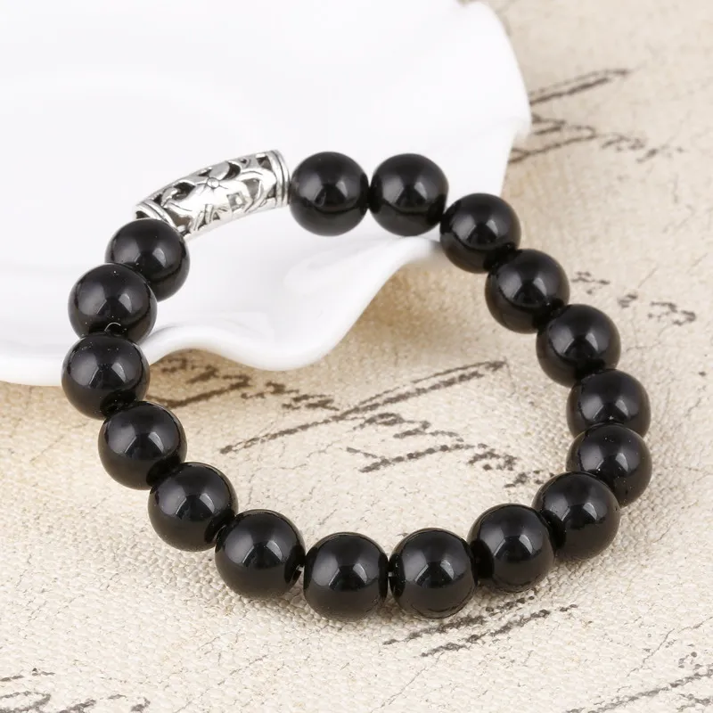 8 мм для женщин и мужчин детские браслеты из полимерных бусин Подвески с