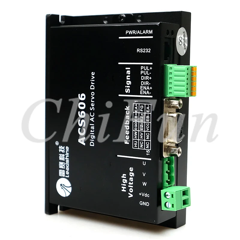Набор бесщеточных сервоприводов Leadshine 90 Вт ACS606 + бесщеточный двигатель BLM57090 1000