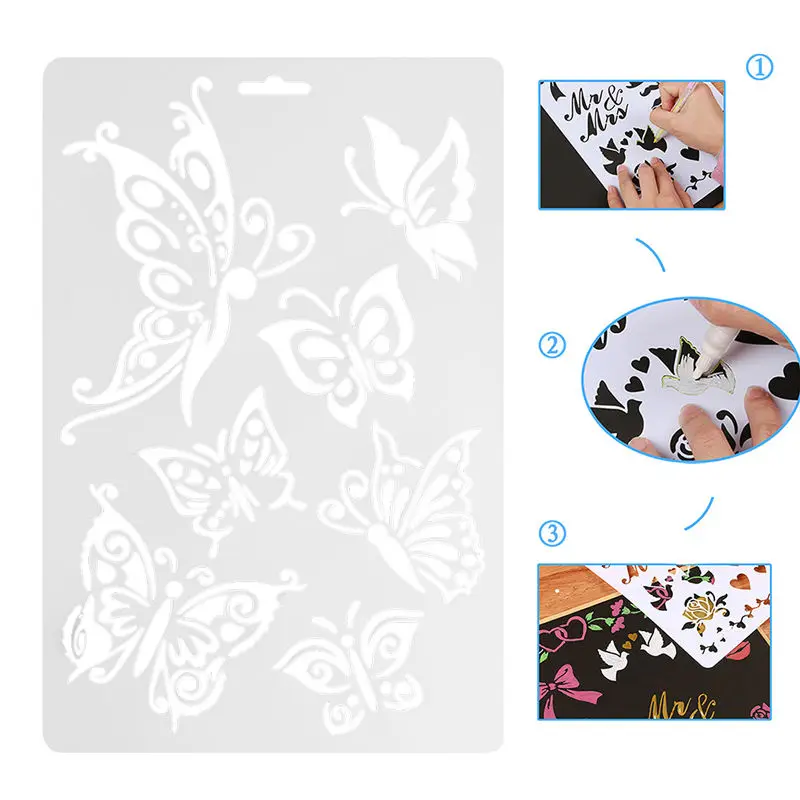 Игрушки для рисования DIY инструмент шаблон игрушек альбом скрапбукинга тиснение