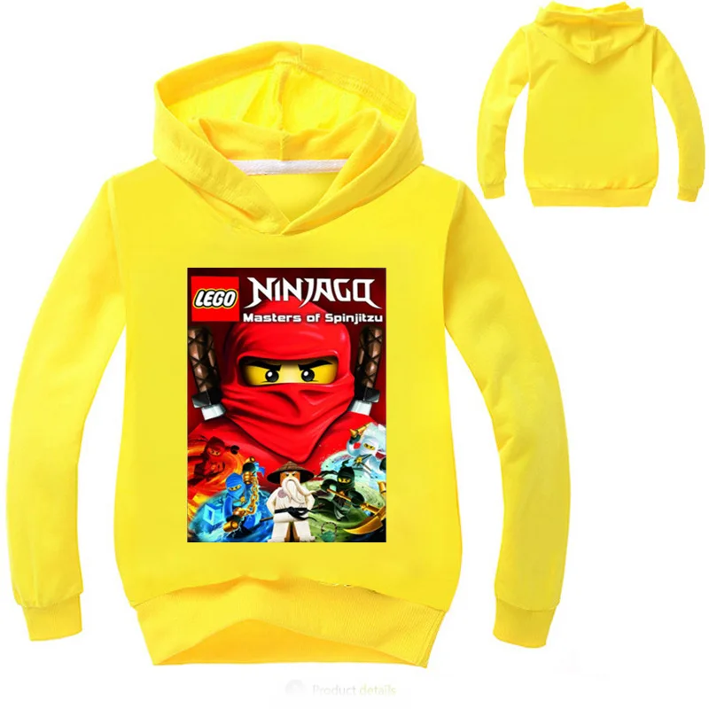 2-14 верхняя одежда ниндзя Ниндзяго толстовки мультфильм Ninjago костюмы одежда футболки детские толстовки для мальчиков девочек детские топы футболки - Цвет: style 16