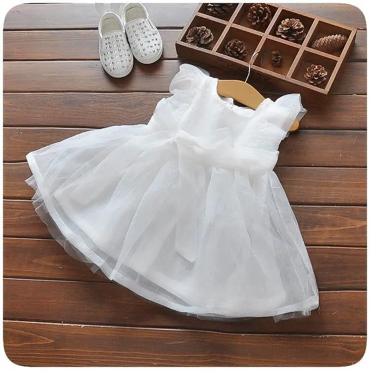 Женское летнее платье с бантом без рукавов|infant summer dresses|baby girl dressvestido infantil |