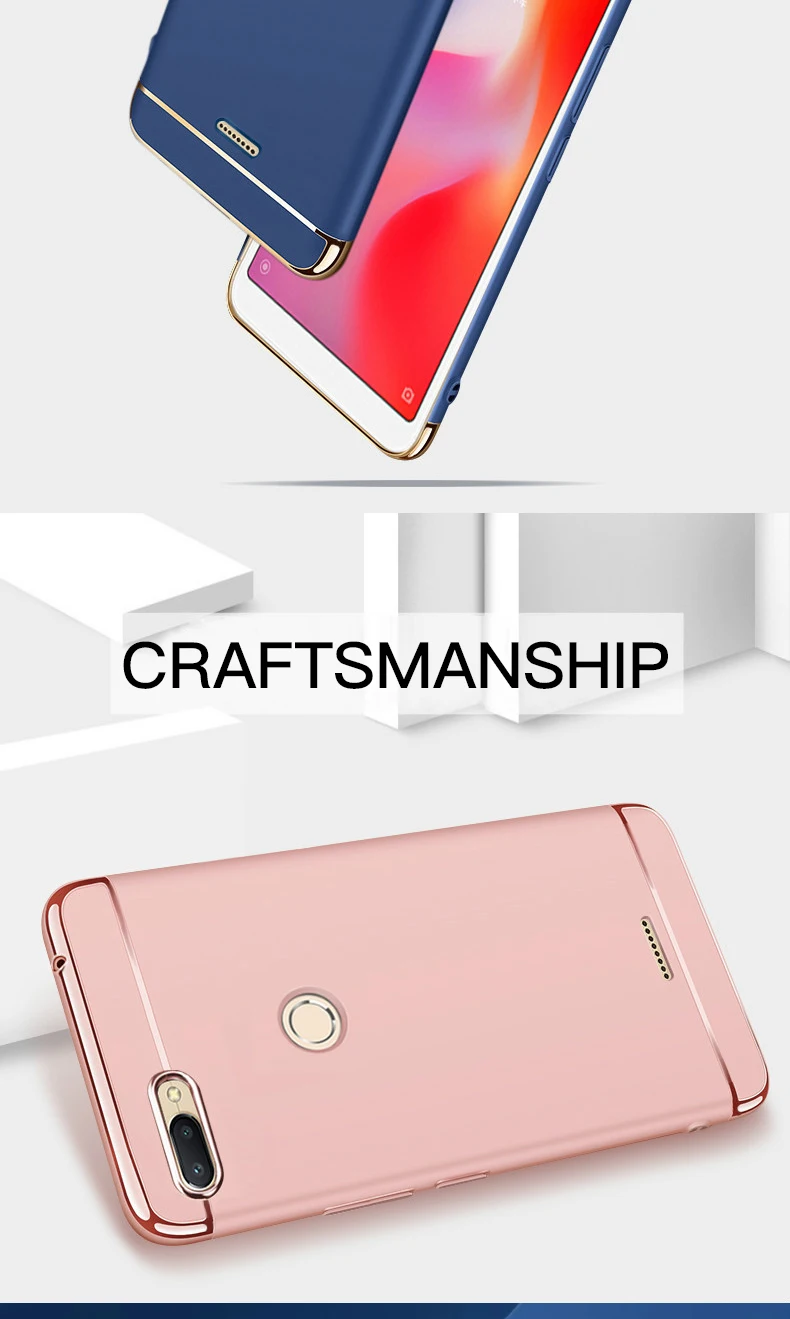 Роскошный защитный чехол с покрытием для Xiaomi Redmi 6 Pro 6A 5 Plus 5A чехол бампер для Redmi Note 7 6 Pro Чехол