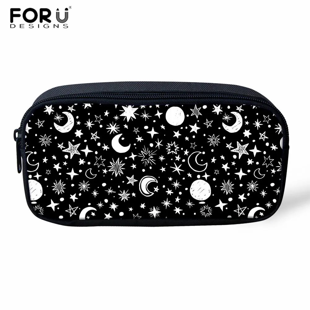 L5247K FORUDESIGNS/Классическая школьная сумка с принтом звезды/Луны для девочек, школьные сумки для учеников начальной школы, Детская сумка для книг, женский рюкзак для путешествий - Цвет: L5247K