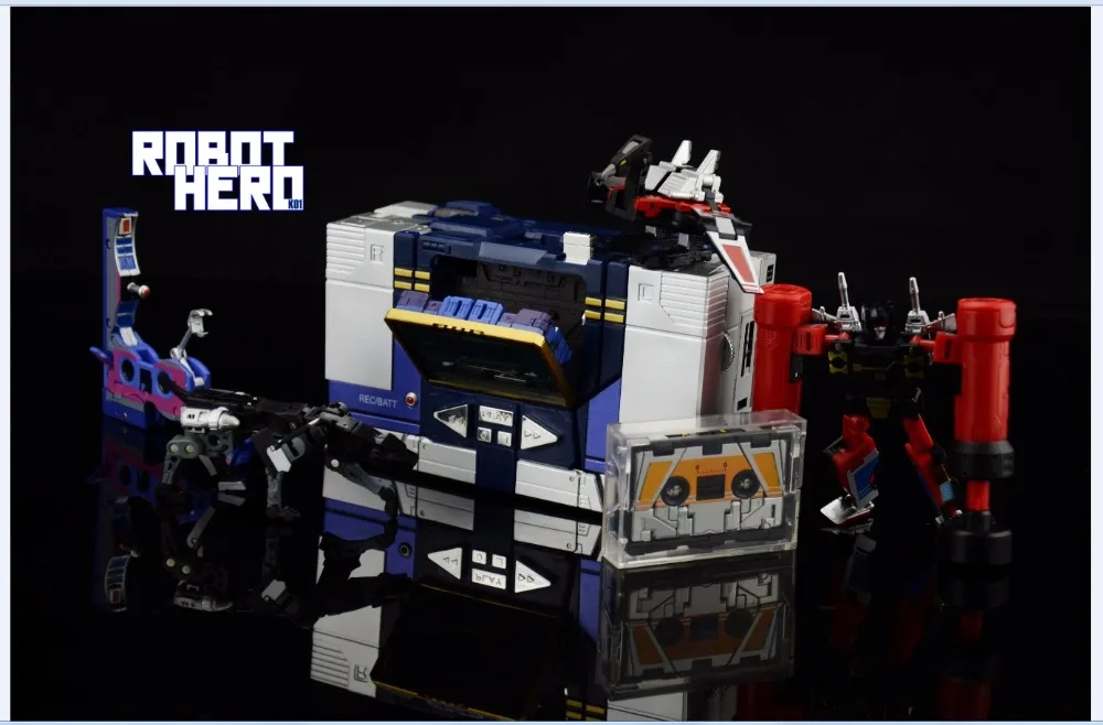 Robot Hero K-01 Pony MP-13 Masterpiece Sound Wave Includes 6 Converting Microcassettes MP Size | Игровые фигурки и наборы