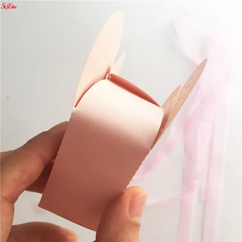 10 шт./компл. коробка конфет в форме сердца Свадебный декор подарочные коробки для