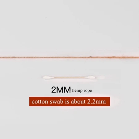2mm 800m Натуральный джут, не окрашенный, сделай сам, пеньковая веревка, висячая бирка, упаковка для бутылок, шнуры, нить, декоративная веревка, 2 мм, 8 мм, 10 мм-14 мм - Color: 2mm 800m