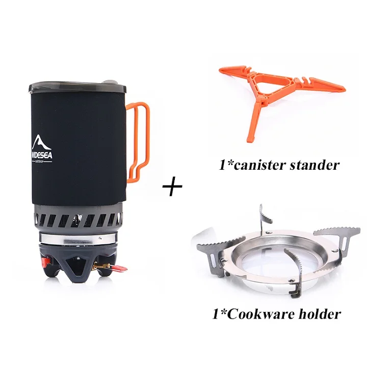 pot stove holder Widesea газовая горелка походная плита наружная кухонная посуда 1400 мл теплообменник горшок для приготовления пищи Systerm туристическая кухонная плита оборудование - Цвет: pot stove holder