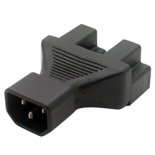 AAAE Топ IEC 320 C14 до 2 x Nema 5 15R адаптер питания До 2x US 3pin Женский Черный|Электрические