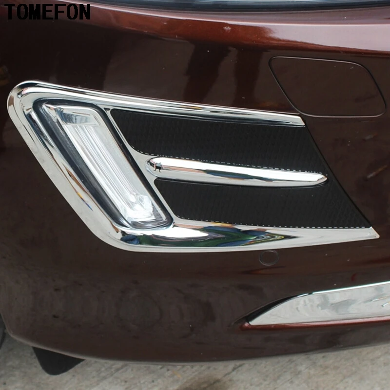 Передняя и задняя противотуманная фара TOMEFON из АБС пластика отделка рамы авто