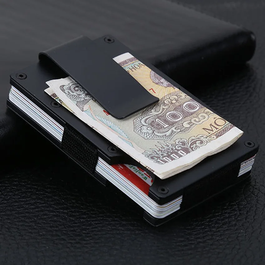 Оптовая продажа металлический держатель для кредитных карт с RFID защитой