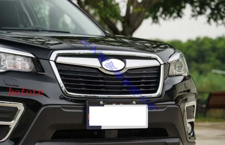 Декоративные аксессуары для Subaru Forester SK 2018 2019 Хромированная передняя решетка