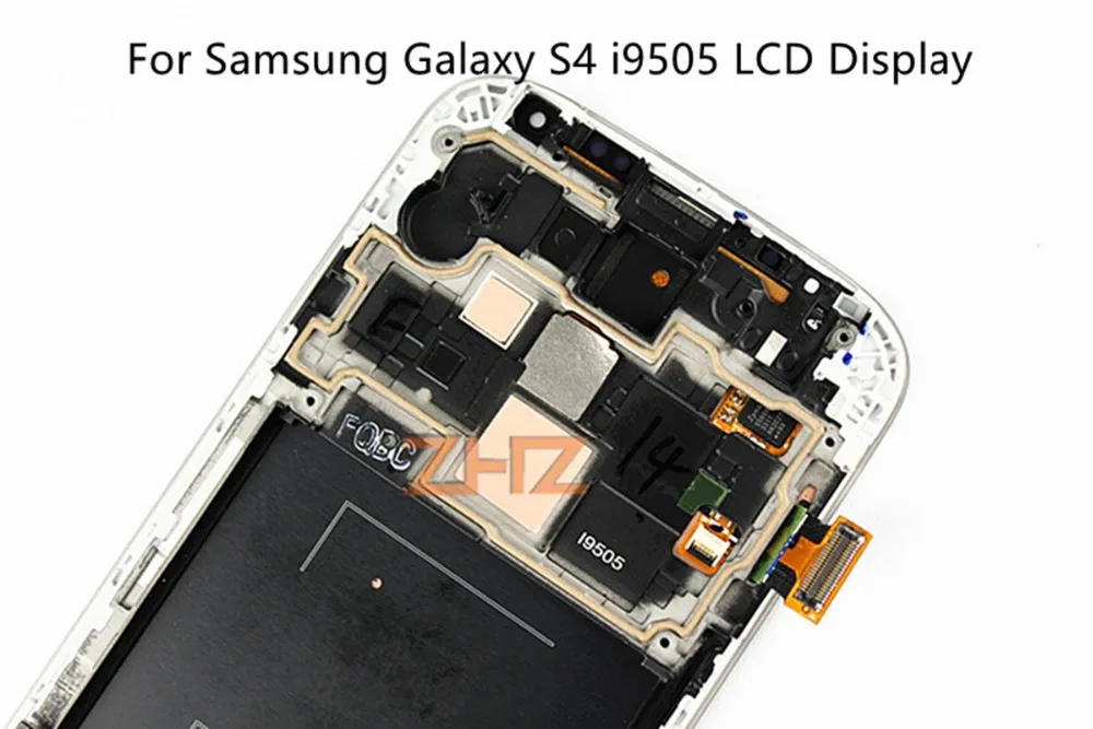 ЖК дисплей с рамкой для Samsung Galaxy S4 i9505 дигитайзер в сборе запасные ремонтные