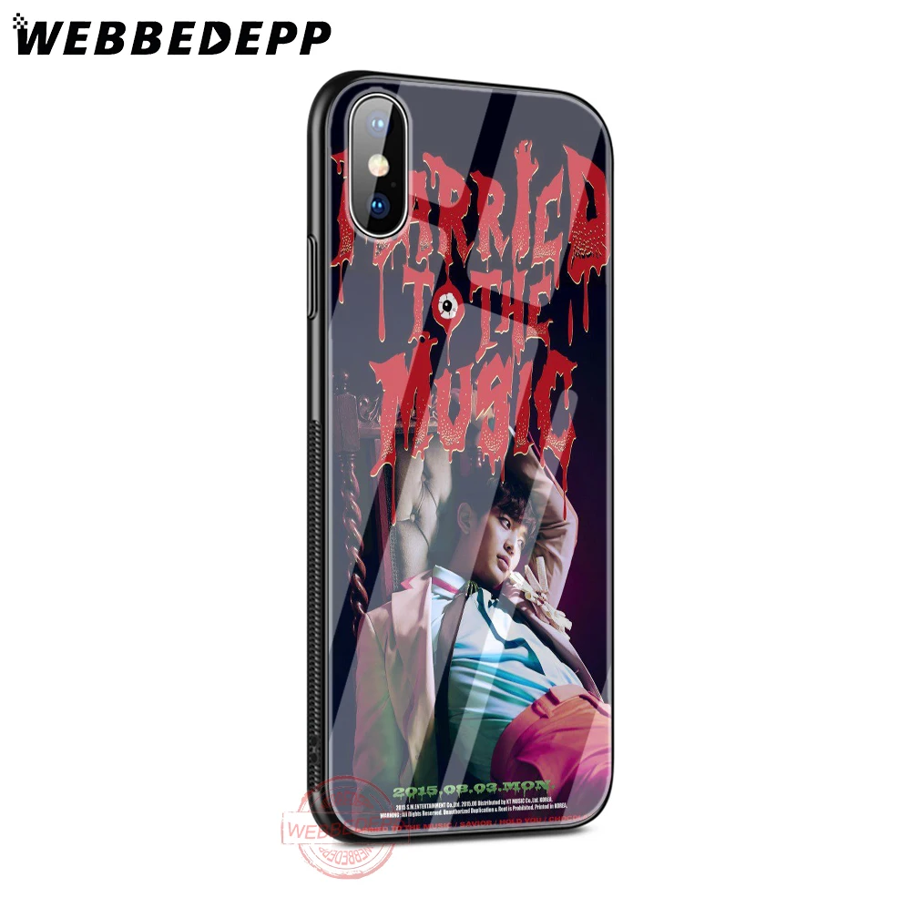 WEBBEDEPP SHINee KPOP Boy чехол для телефона из закаленного стекла Apple iPhone XS Max XR X 8 7 6S Plus 5S SE |