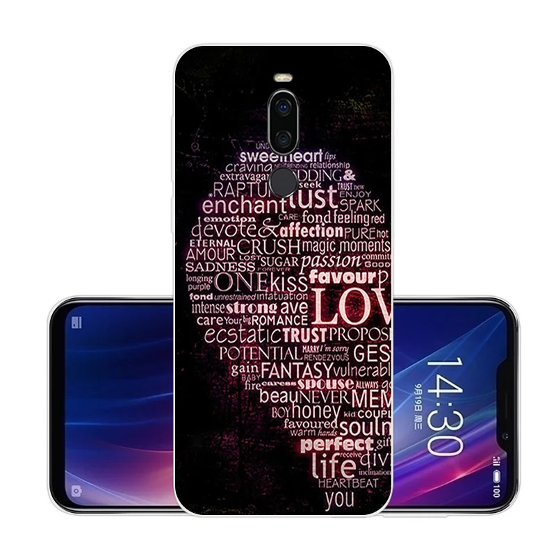 Soft TPU for Meizu X8 Full Protection Phone Cases 6.2 inch X 8 Shell Clear Silicone Ultra Thin Marbles Back Cover |