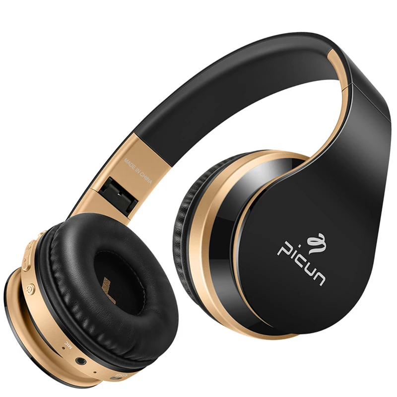 Звук интонировать беспроводные наушники с микрофоном стерео Бас Hi Fi TF MP3