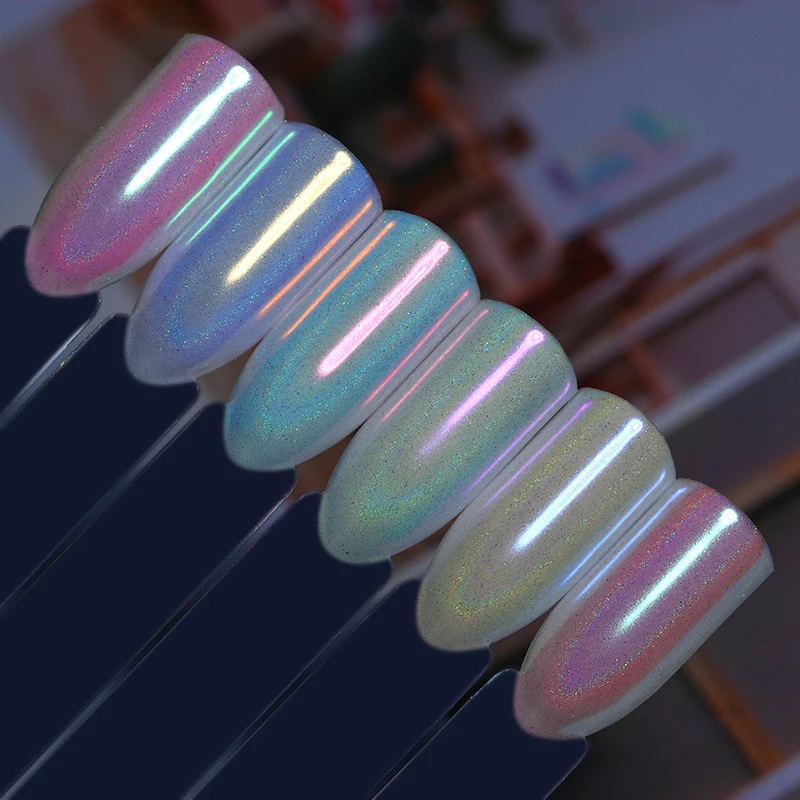 Блеск для ногтей Galaxy лазерные блестки пайетки пудра блеск пыль украшения дизайна