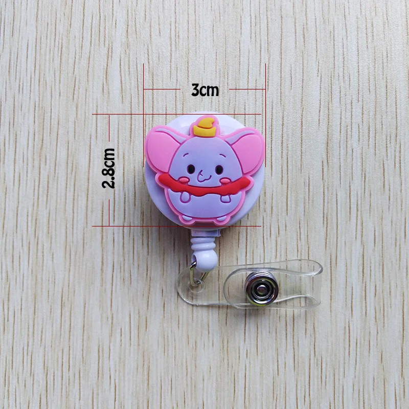 10 шт./лот Новая акция мультфильм животных Retractable Вьюрок студент медсестра Exihibiton ID Название карты значок держатель для офиса
