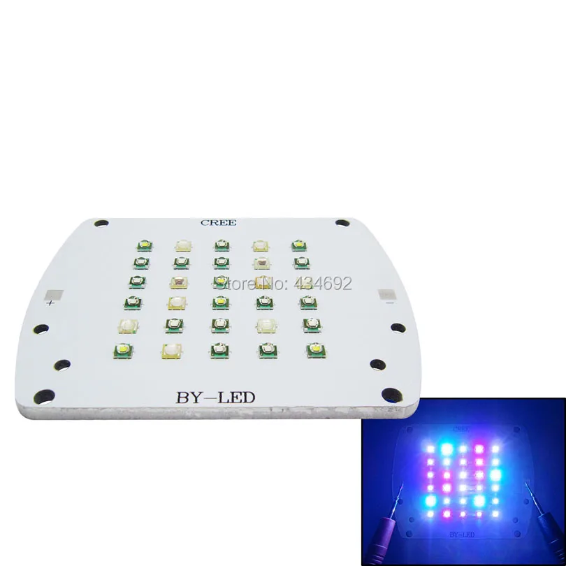 100 Вт Cree XPE XP E 450nm Королевский Синий + 470NM 7000 К Белый Epileds 430NM UV 490NMM Голубой 660nm Красный