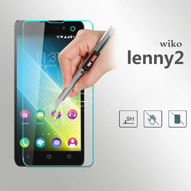 Оригинальная пленка для WIKO LENNY 2 3 Max 4 Plus 5 9H 2.5D Передняя ультратонкая Защита от
