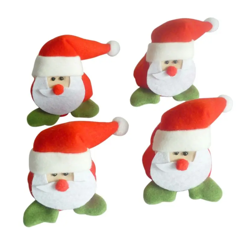 Santa Claus 4 шт./партия, распродажа, декор для вечеринки Рождества, домашний стул стол напольные мебельные протекторы, Оксфордские ножные покрытия, носки с открытыми пальцами - Цвет: Santa Claus