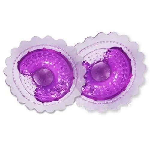 2 шт женский Массажер для сосков сексуальный двойной шок Вибрационный массажер