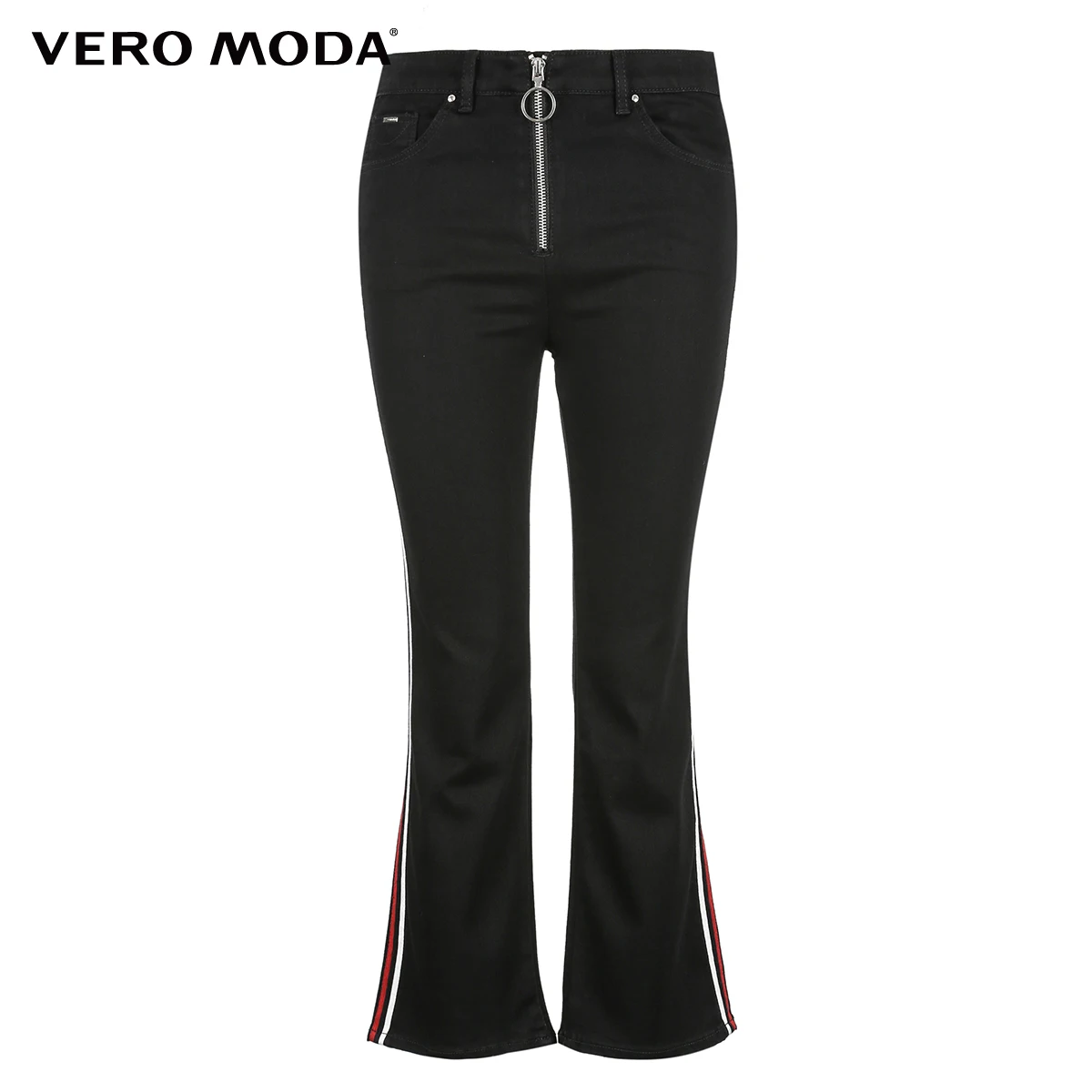 Vero Moda узкие джинсы капри с боковой отделкой джинсовые брюки женские | 31836I507