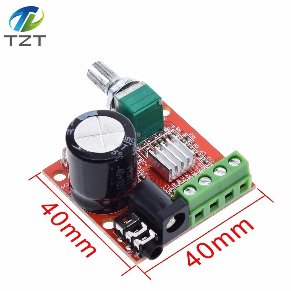 12 В Mini Hi Fi PAM8610 аудио стерео усилитель платы 2X10W двухканальный D Класс по самой