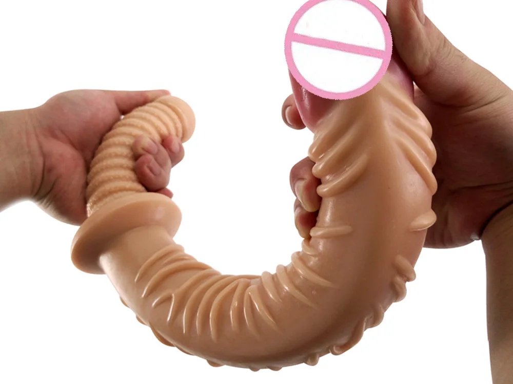 1 шт. водонепроницаемый реалистичный мягкий фаллоимитатор с ручкой 42*4 5 см |