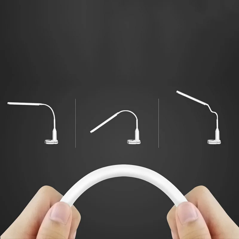 Настольные лампы USB Led Настольная лампа на зажиме для чтения книг Гибкая